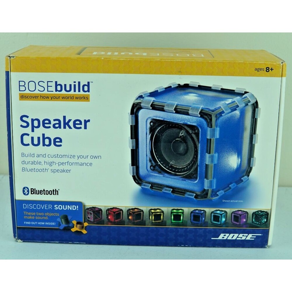 BOSE BOSEbuild Speaker Cube Build it Yourself Bluetooth Speaker - Open Box